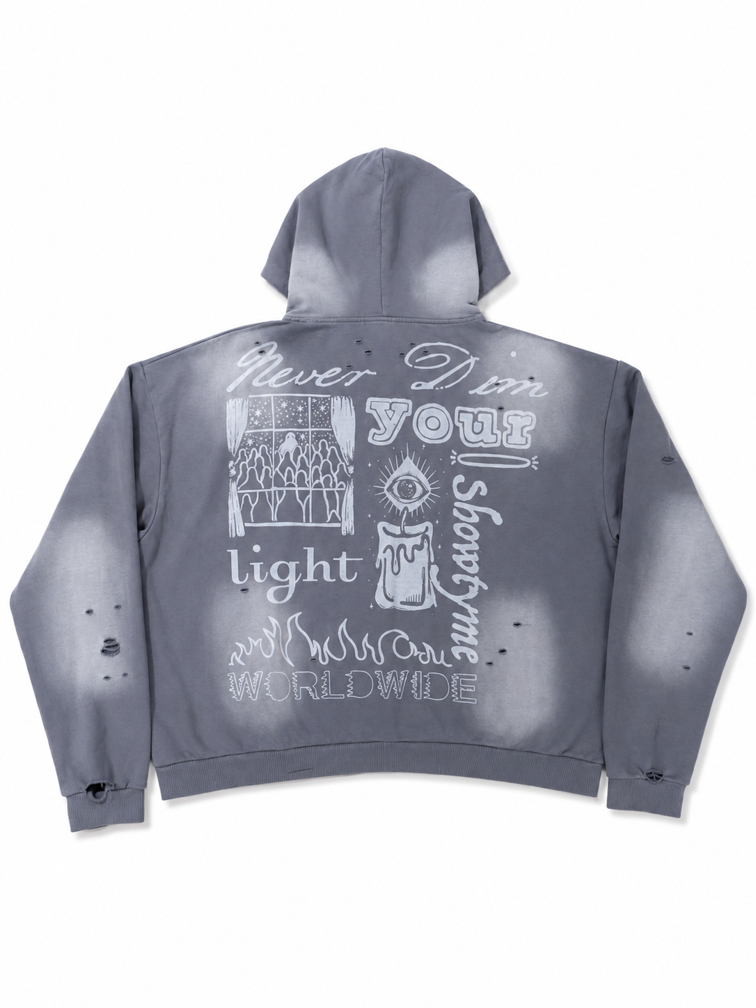 Grey Light Hoodie