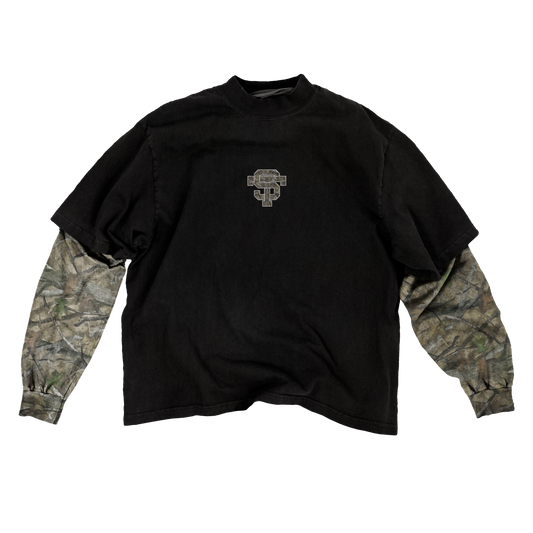 Showtyme Camo Long Sleeve Tee