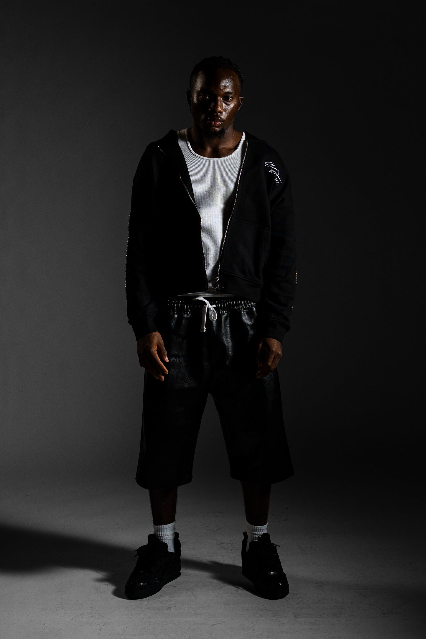 Showtyme Crystal Zip Up Hoodie