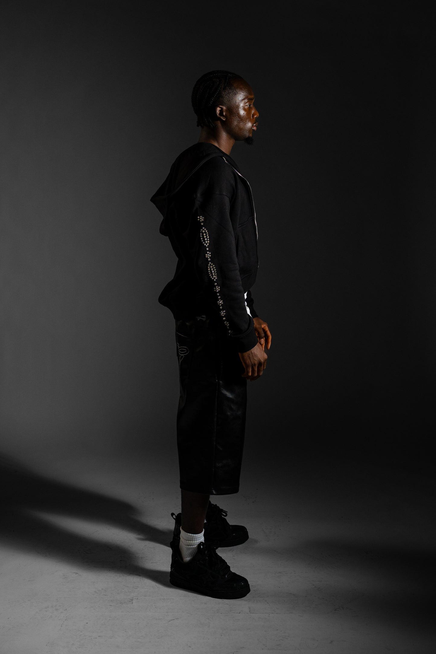 Showtyme Crystal Zip Up Hoodie