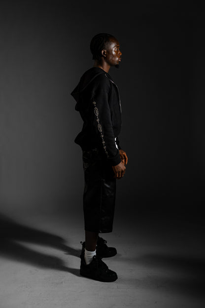 Showtyme Crystal Zip Up Hoodie