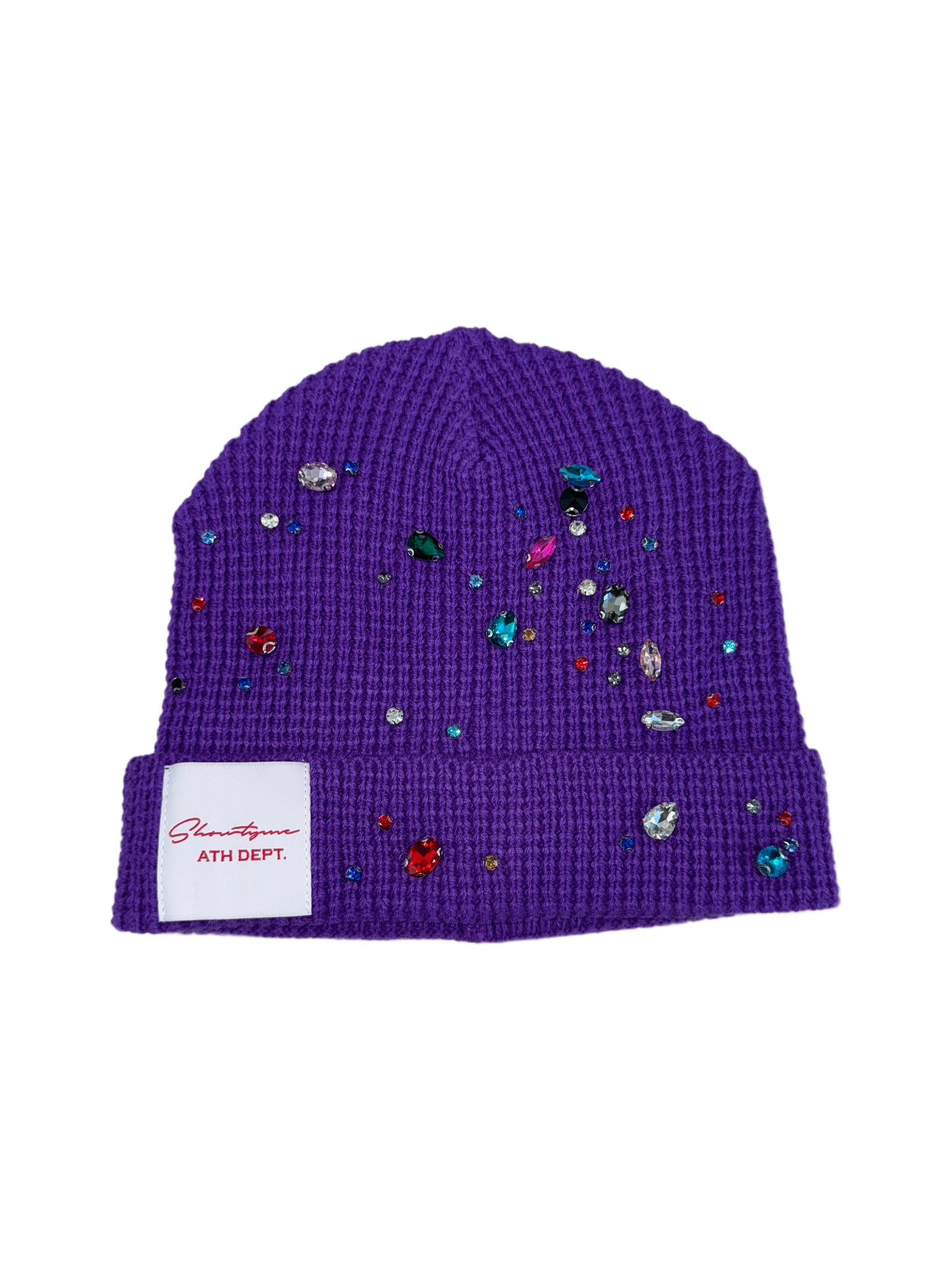 “Shine On Me” Crystal-Embellished Kit Beanie