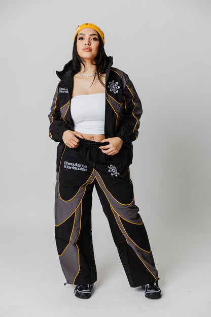 Showtyme Worldwide Windbreaker Set – Yellow