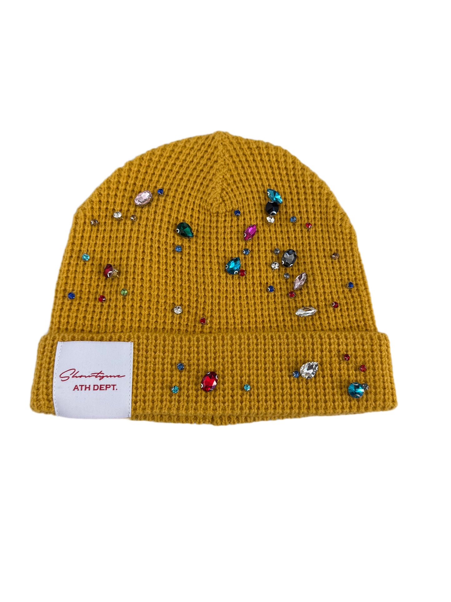 “Shine On Me” Crystal-Embellished Kit Beanie
