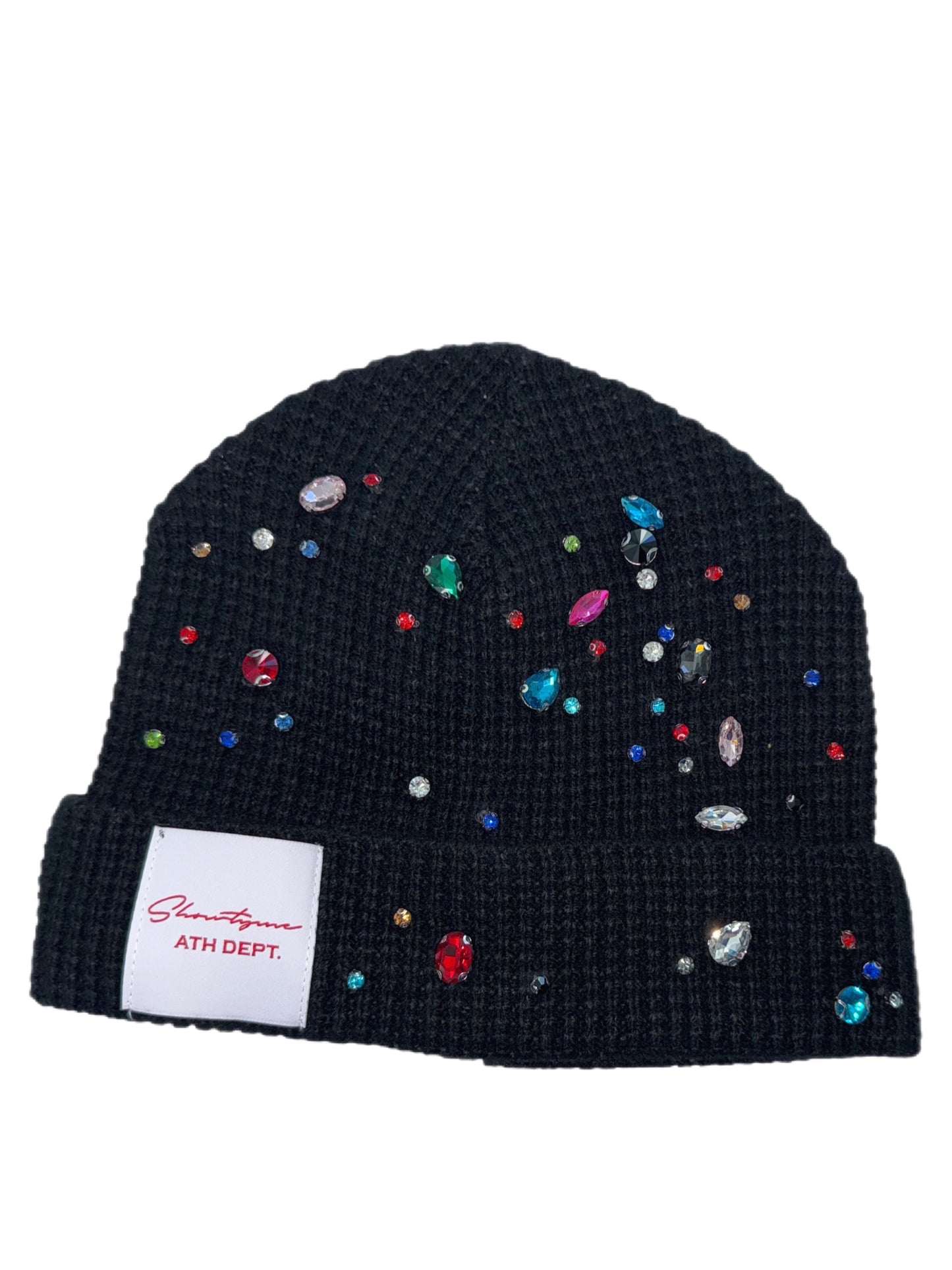 “Shine On Me” Crystal-Embellished Kit Beanie