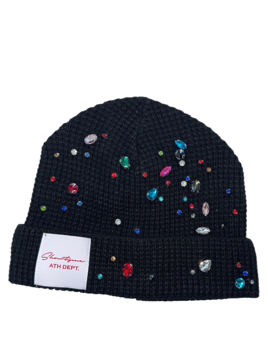 “Shine On Me” Crystal-Embellished Kit Beanie