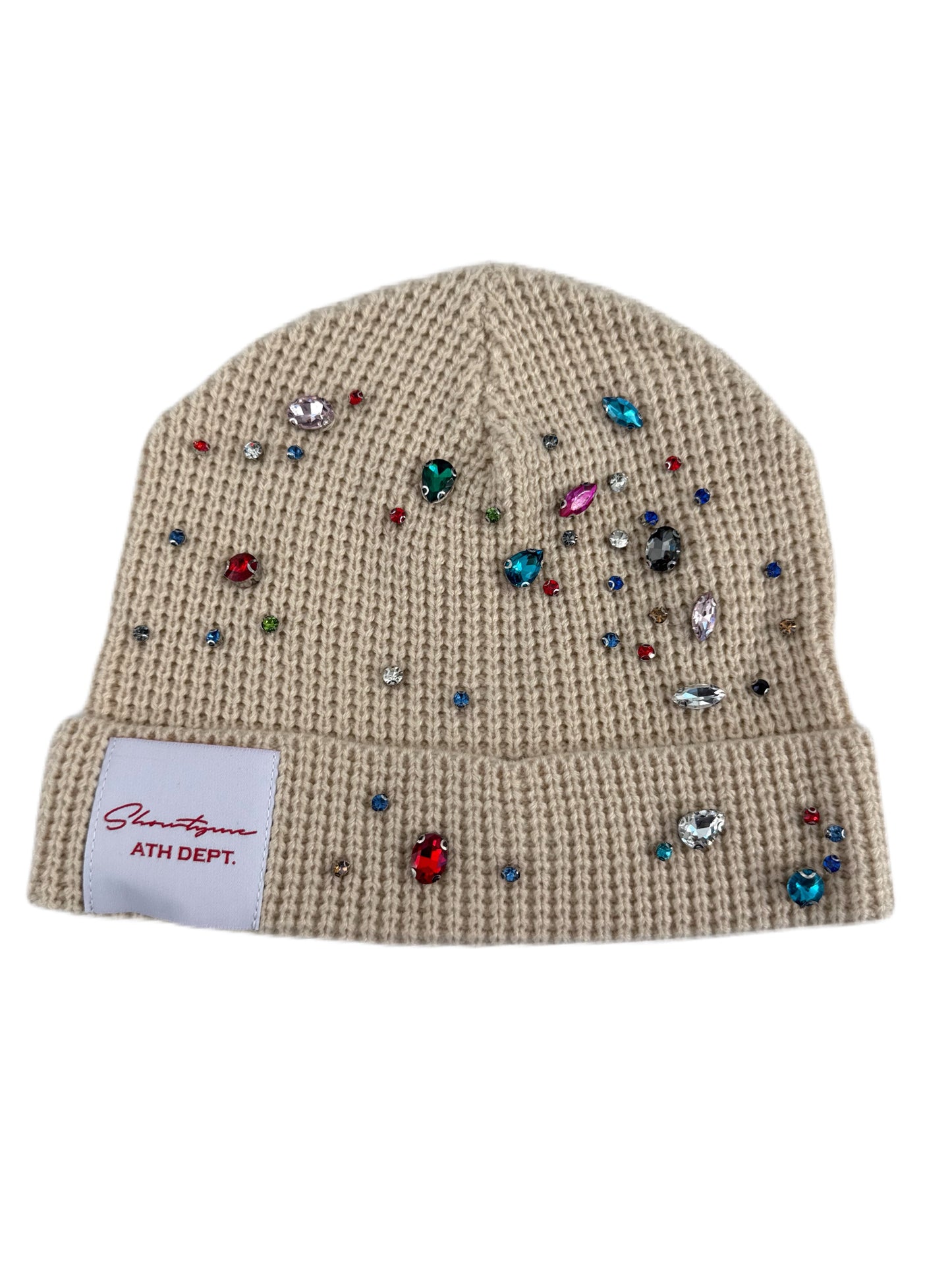“Shine On Me” Crystal-Embellished Kit Beanie