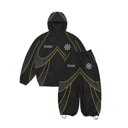 Showtyme Worldwide Windbreaker Set – Yellow
