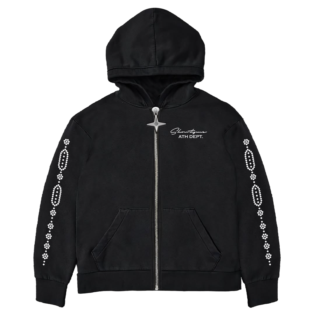 Showtyme Crystal Zip Up Hoodie